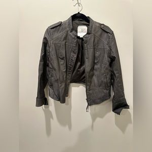 Anthropologie Vegan Leather jacket